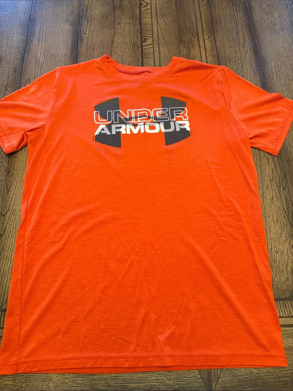 Under Armour Bright Orange Short-Sleeve Logo Tee